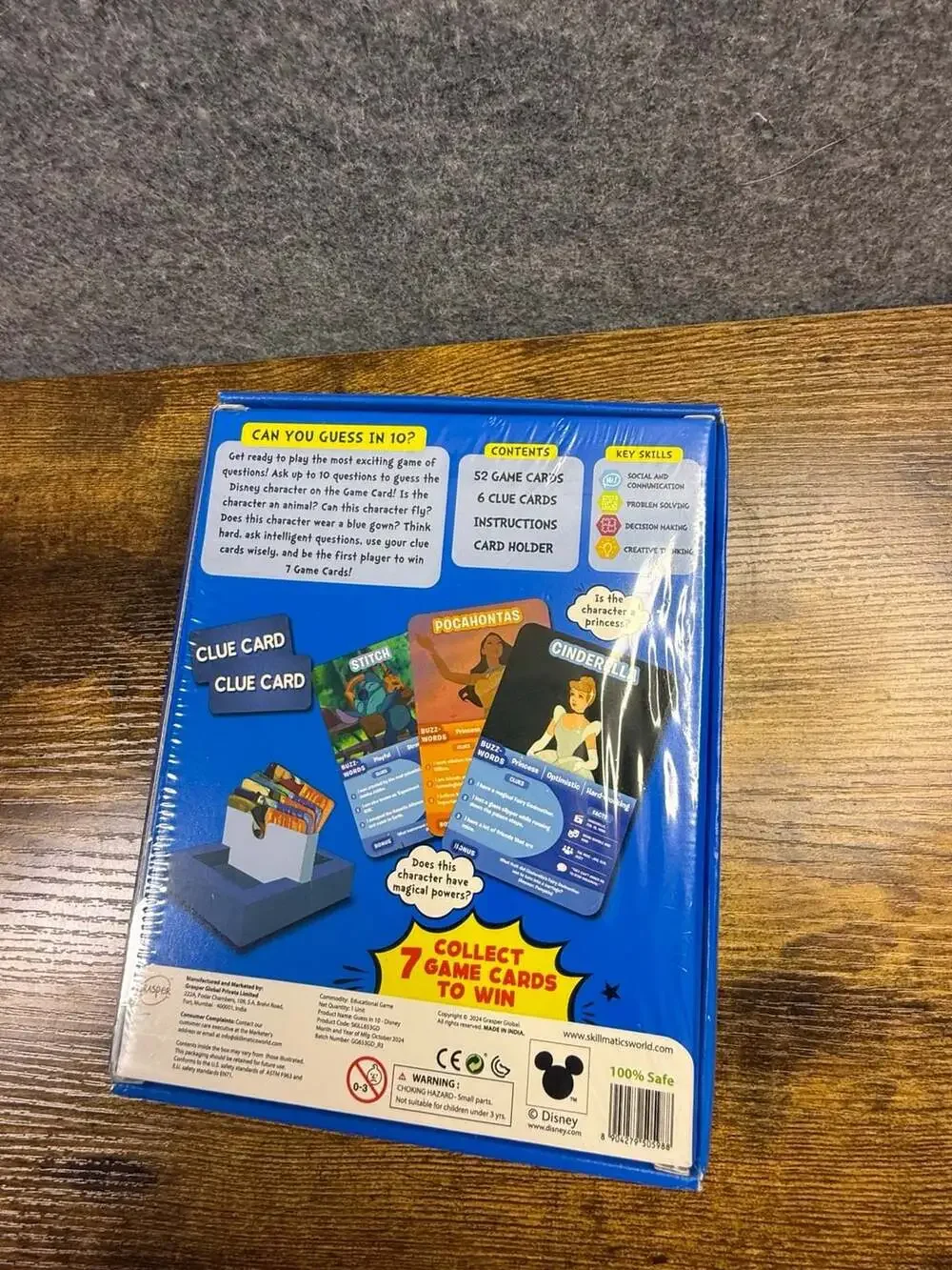 Skillmatics Guess in 10 Disney Edition Card Game